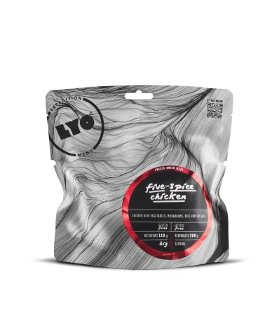 Пиле с ориз и пет вида подправки LYO Five Spice Chicken & Rice 370g