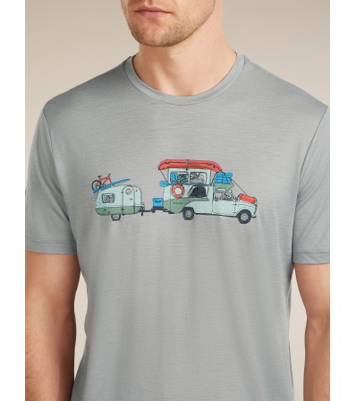 Тениска Icebreaker Merino 150 Tech Lite SS Tee Transportage M's