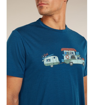 Тениска Icebreaker Merino 150 Tech Lite SS Tee Transportage M's