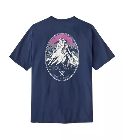 Тениска Patagonia Chouinard Crest Pocket Responsibili-Tee M's